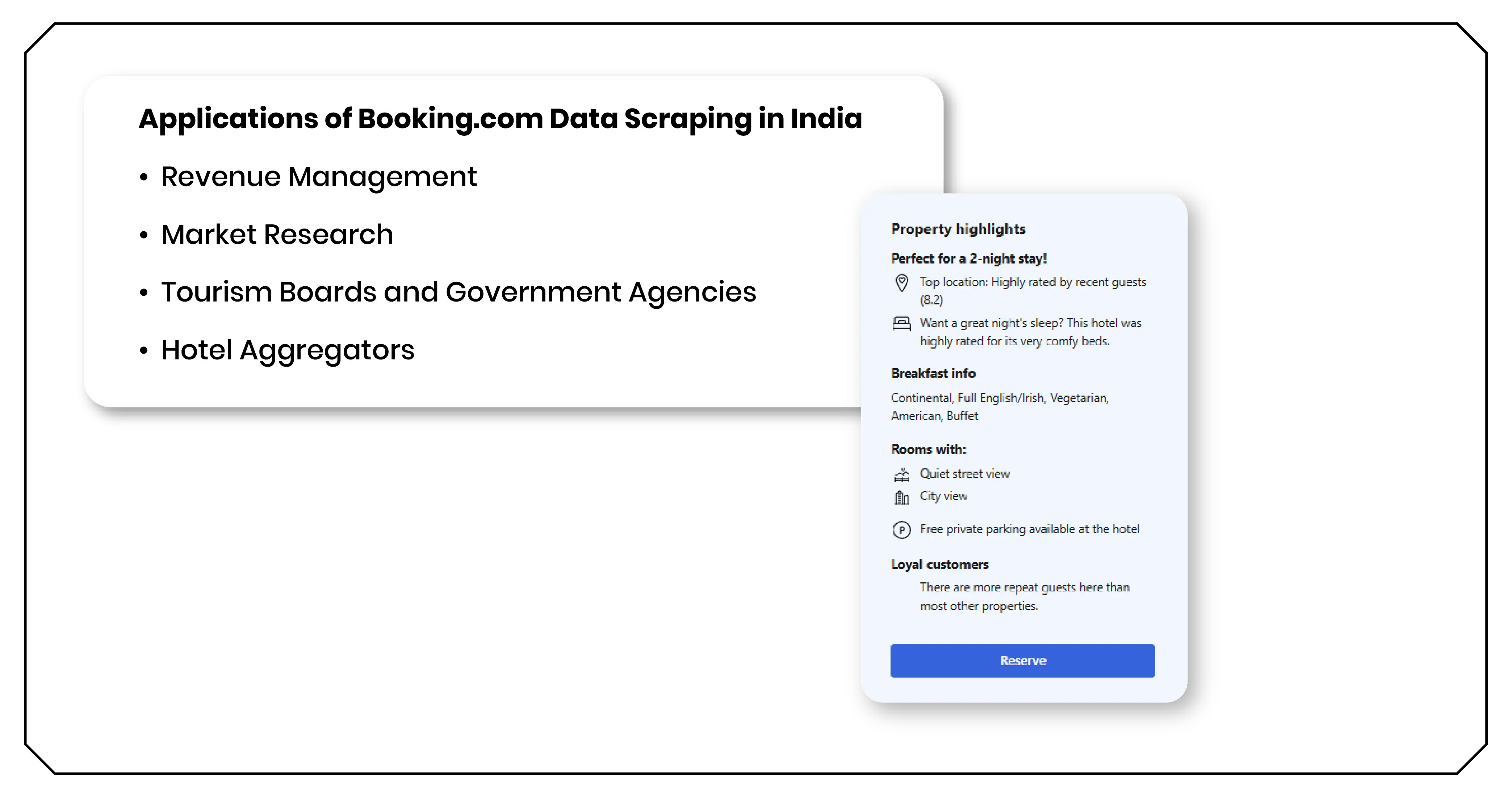 Applications of Booking.com Data Scraping in India